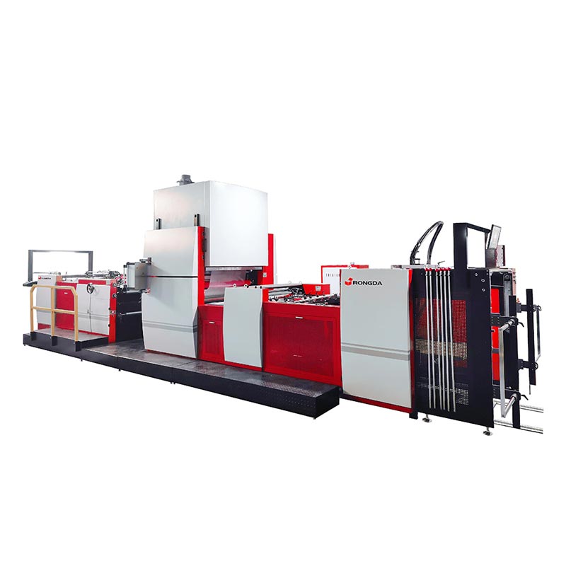 เครื่องเคลือบฟิล์มอัตโนมัติพร้อมเครื่องกำจัดผง