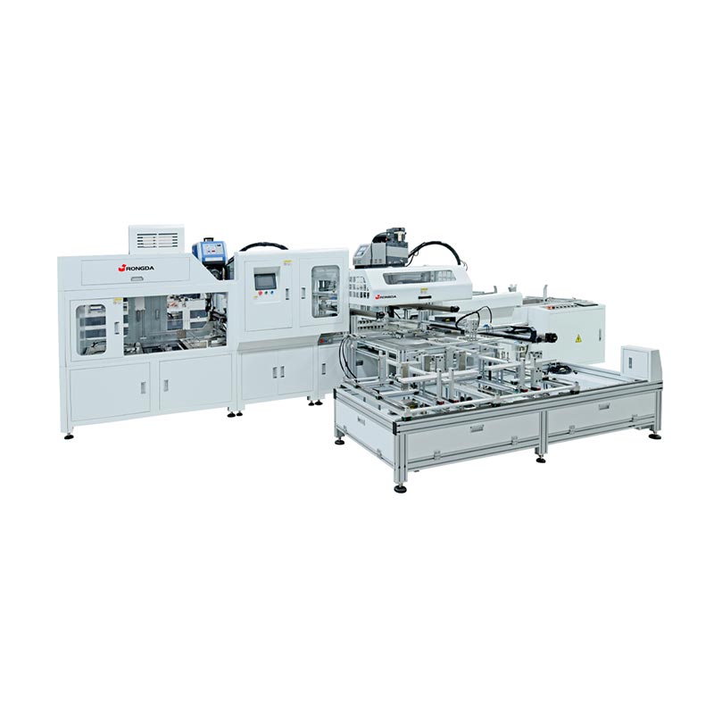 เครื่องประกอบปีกกล่องแบบพับได้